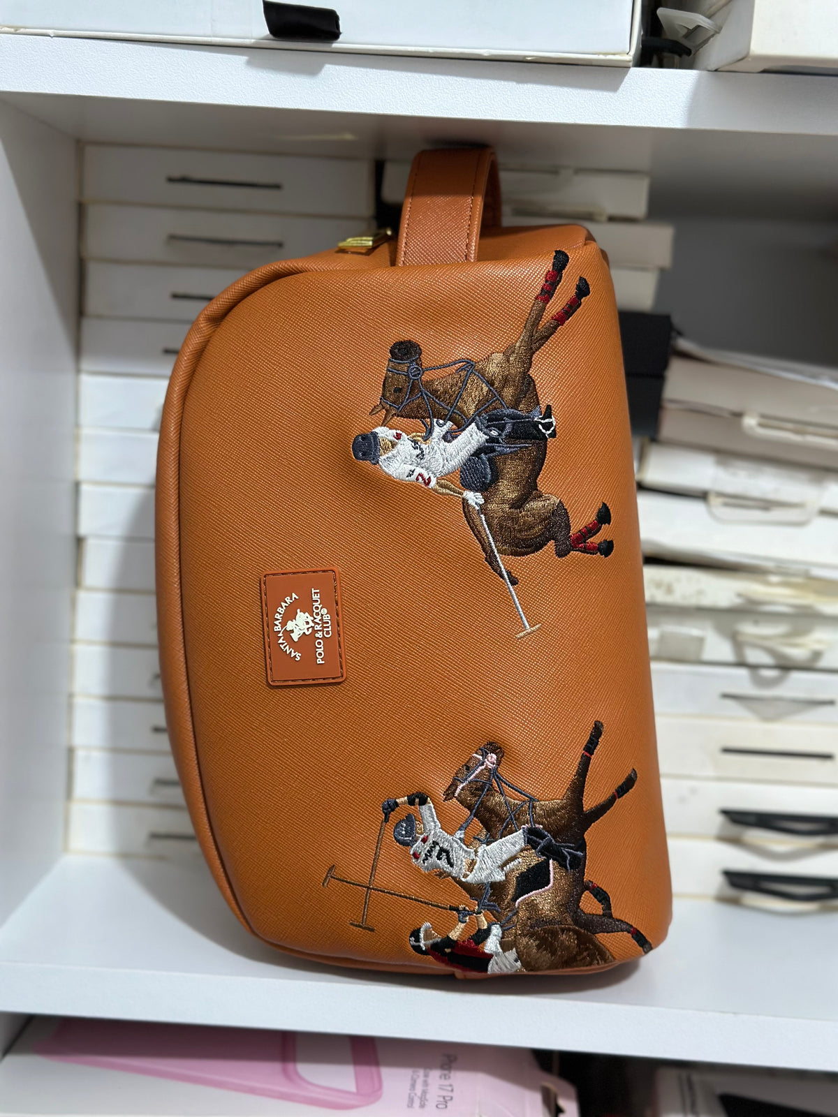 Polo Santabarbara Trousse en Cuir
