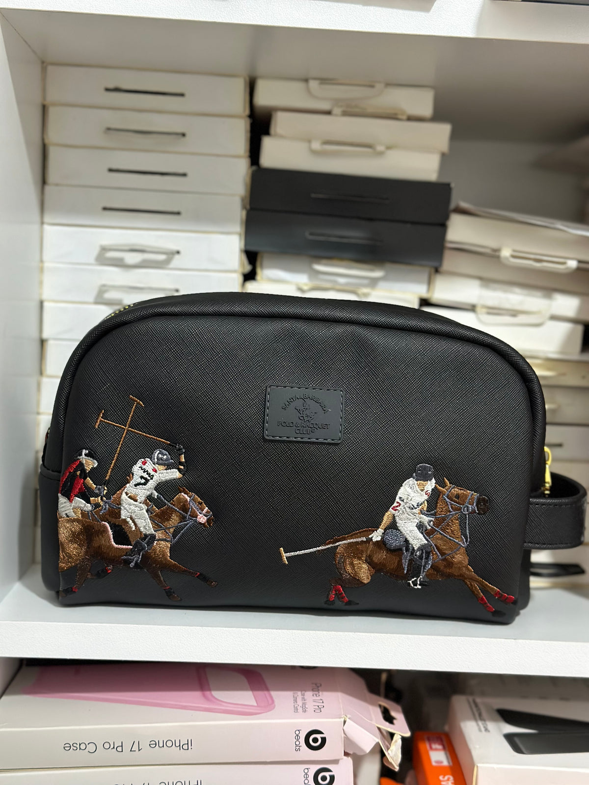 Polo Santabarbara Trousse en Cuir