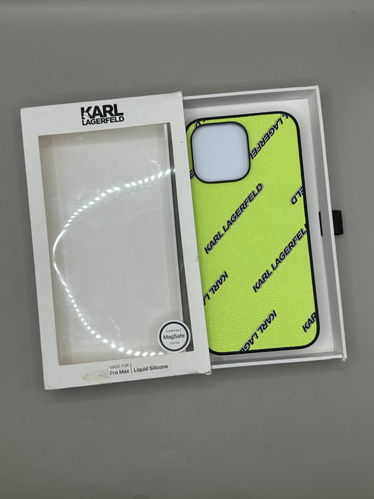 Karl Lagerfeld 15 Pro Max Cuir