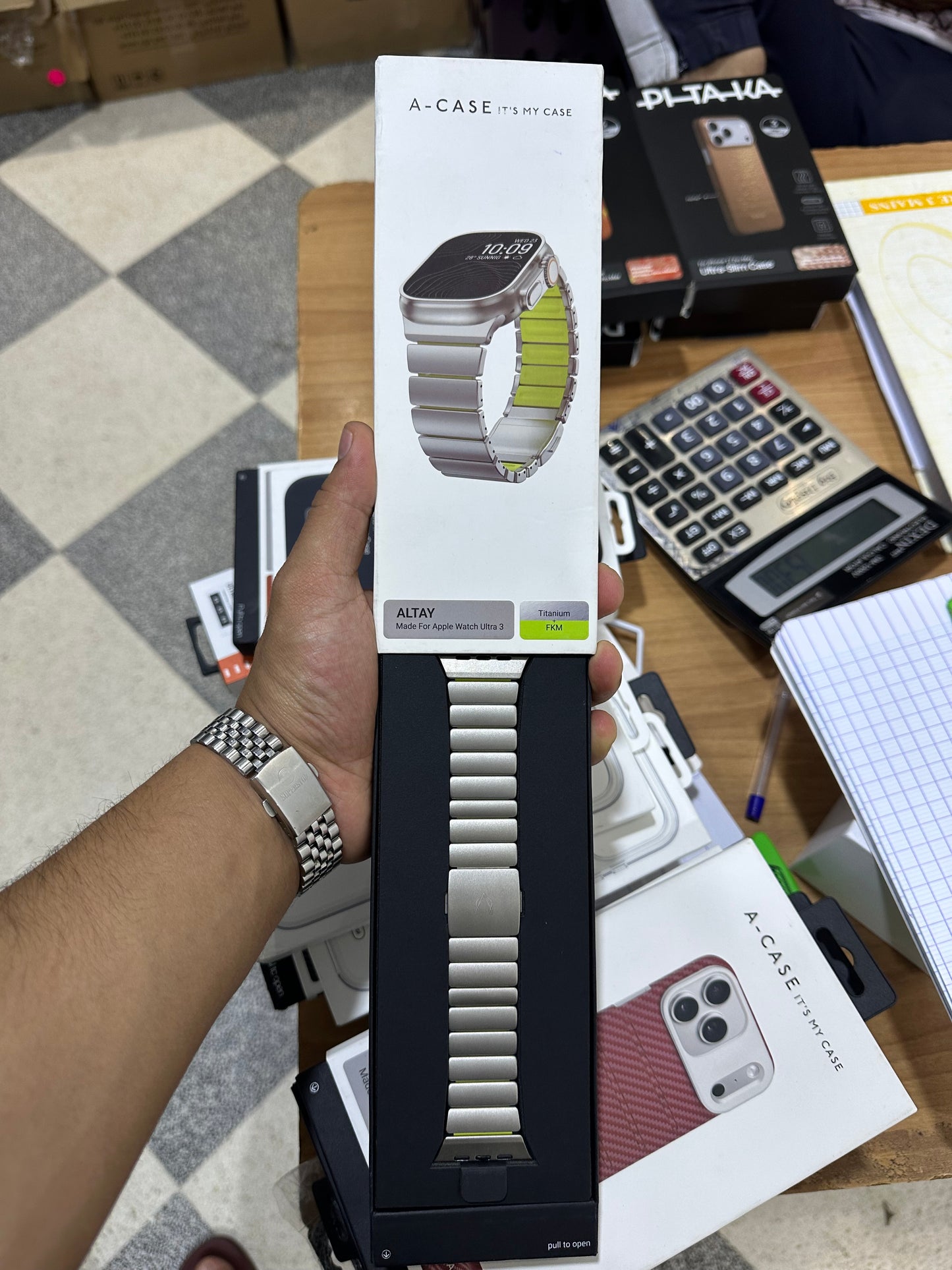 BRACLET A-CASE TITANIUM 49mm