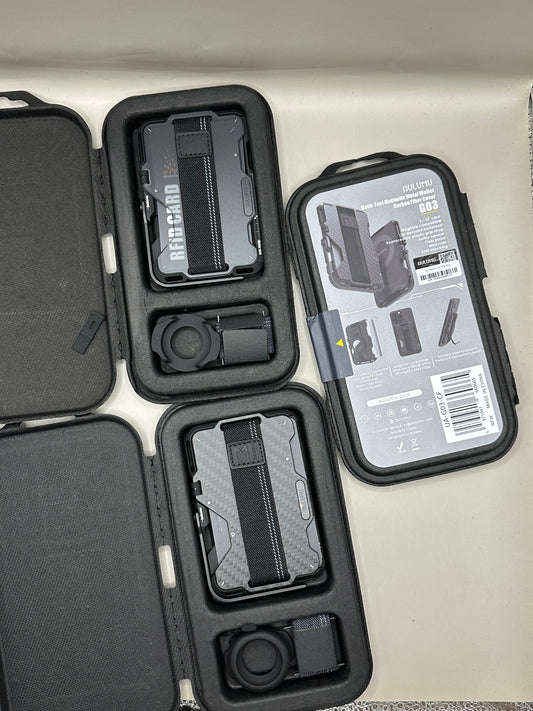 Wallet Aulumu +12 Carte avec Support AirTag