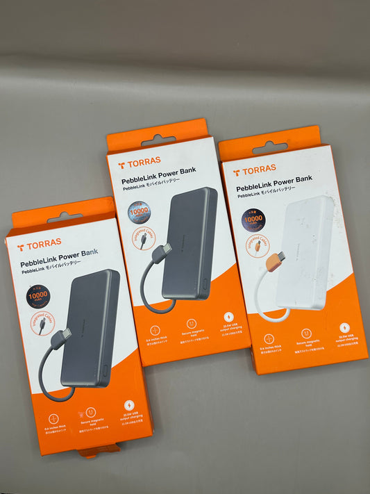 TORRAS 10k mAh POWERBANK-CABLE