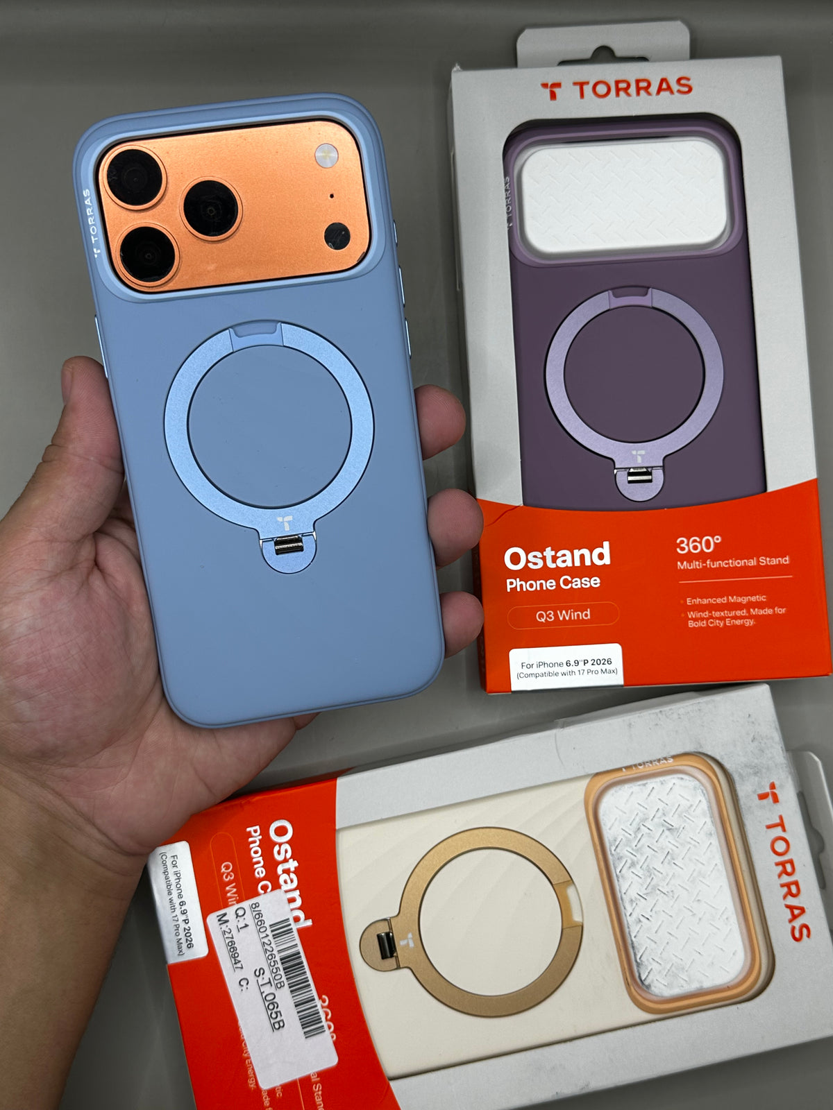 Torras Silicone 17 Pro Max skyblue