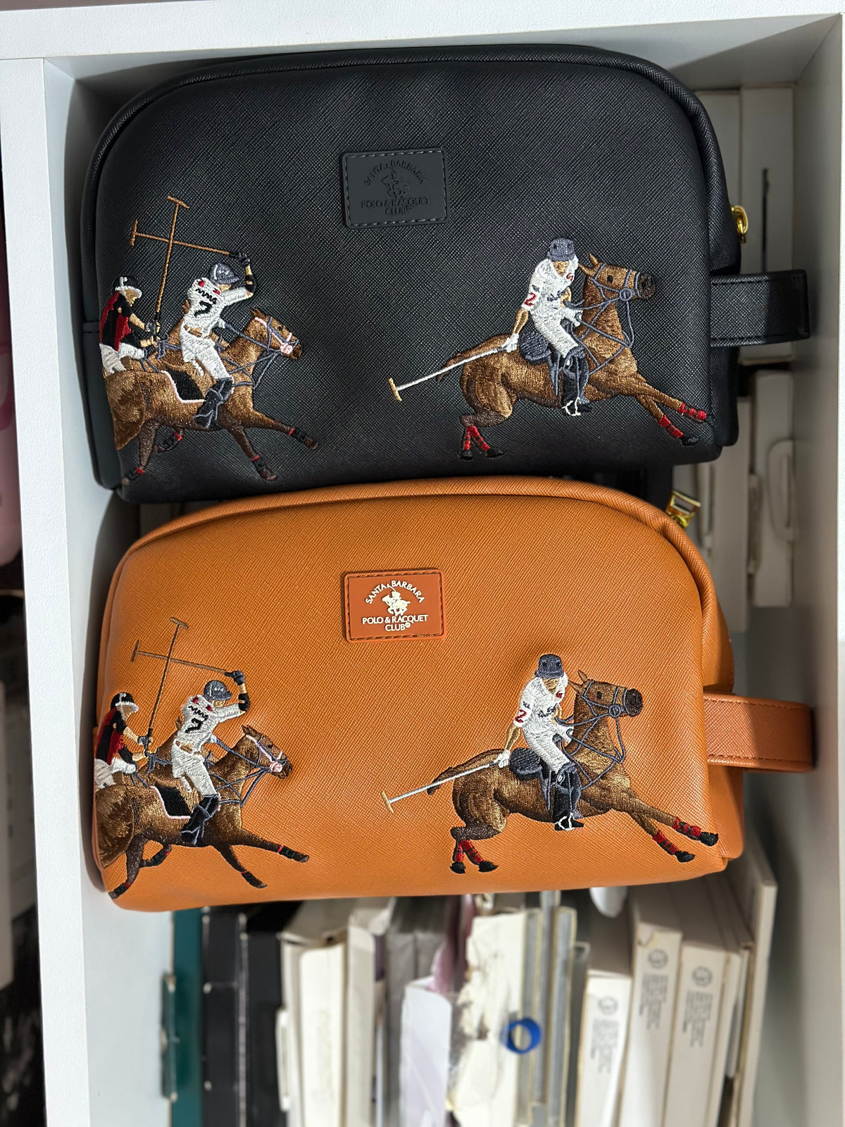 Polo Santabarbara Trousse en Cuir