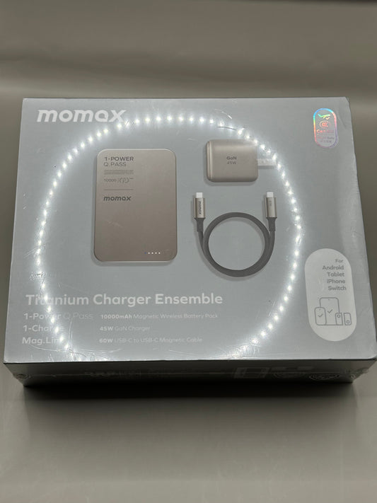 MOMAX-Titanium Charger Ensemble