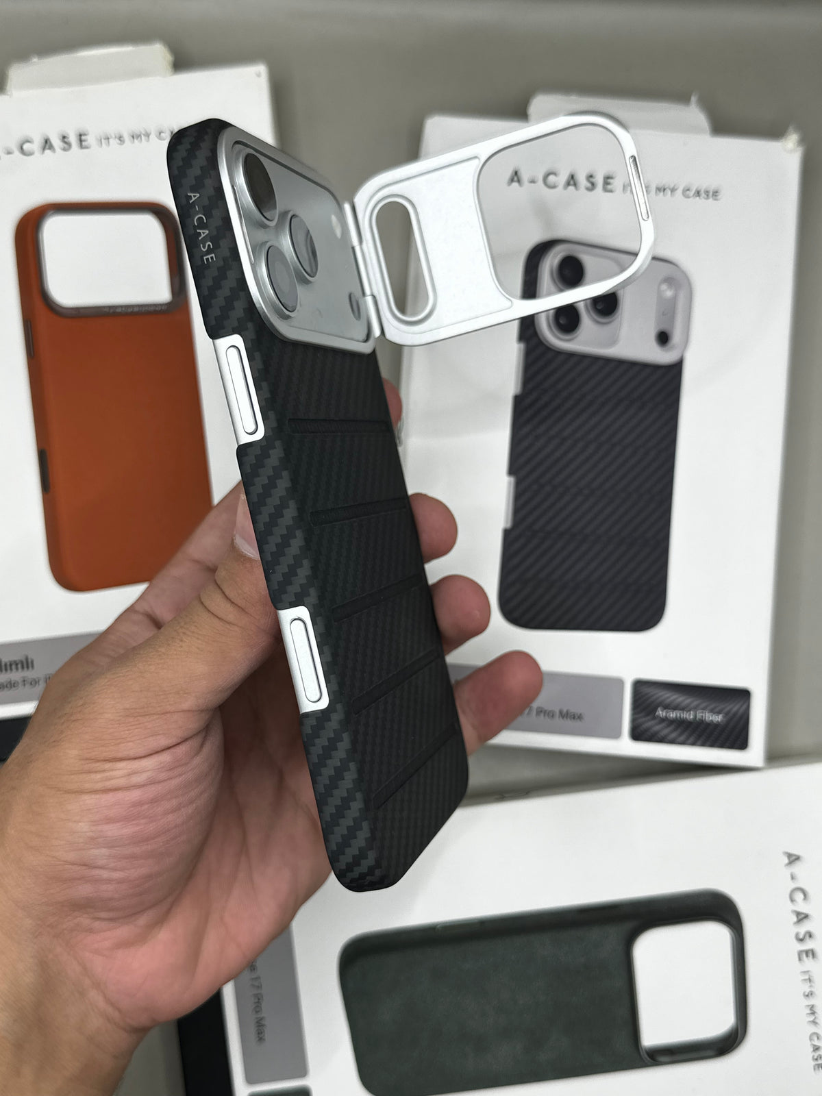 A-Case Vanta Carbon Fibre 17 Pro Max