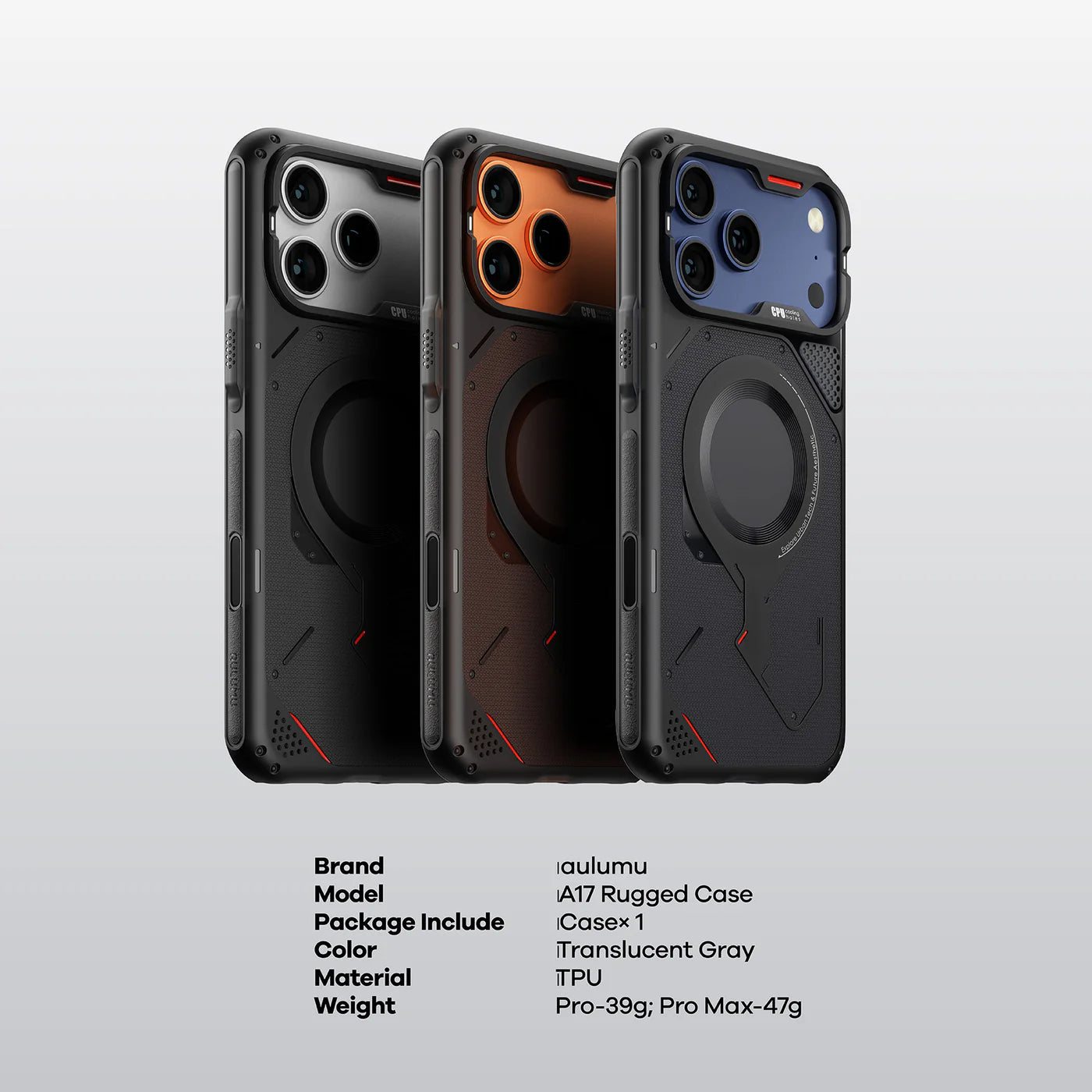 AULUMU RUGGED- 17 PRO MAX