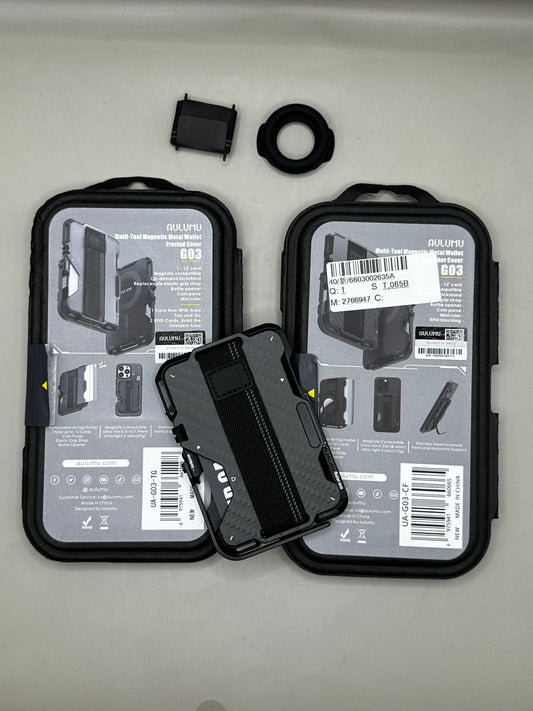 Wallet Aulumu +12 Carte avec Support AirTag