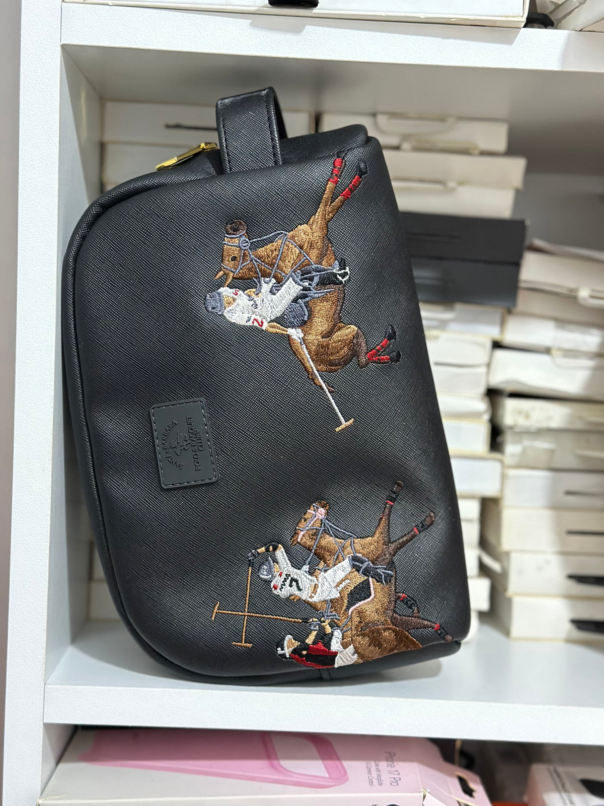 Polo Santabarbara Trousse en Cuir