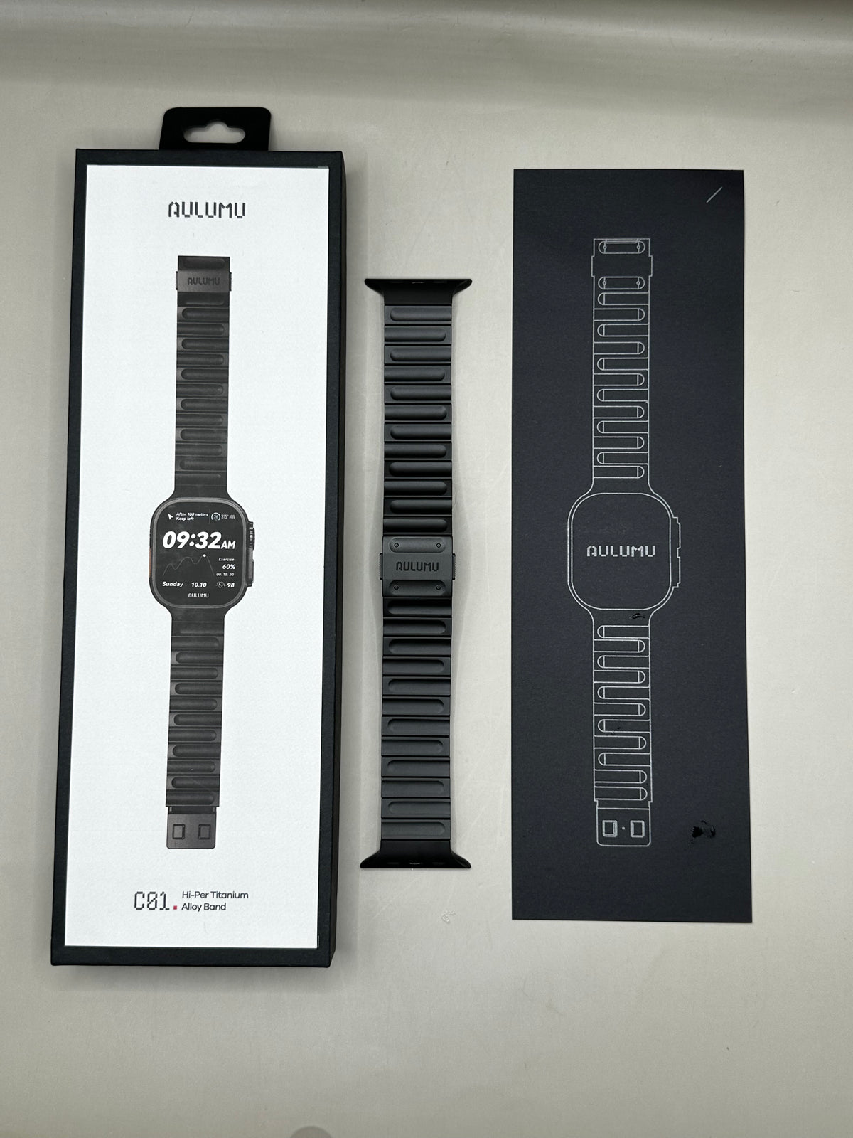 Aulumu C01 Braclet Full Titanium Watch Ultra 2 3