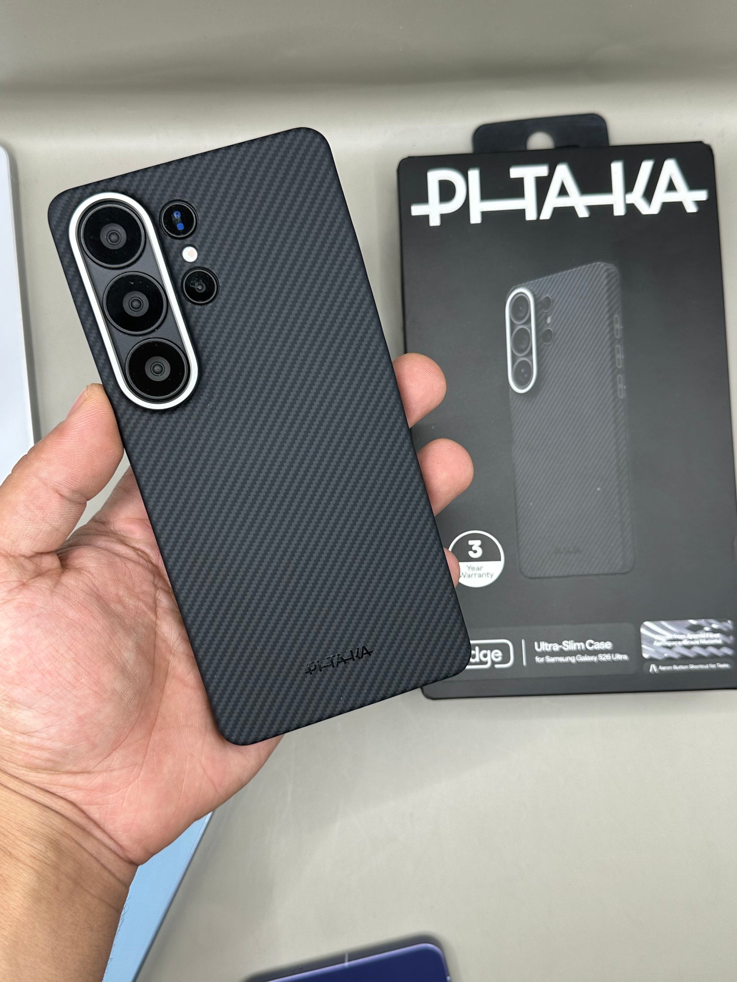 PITAKA ULTRA-SLIM S26 ULTRA-BLACK/GREY