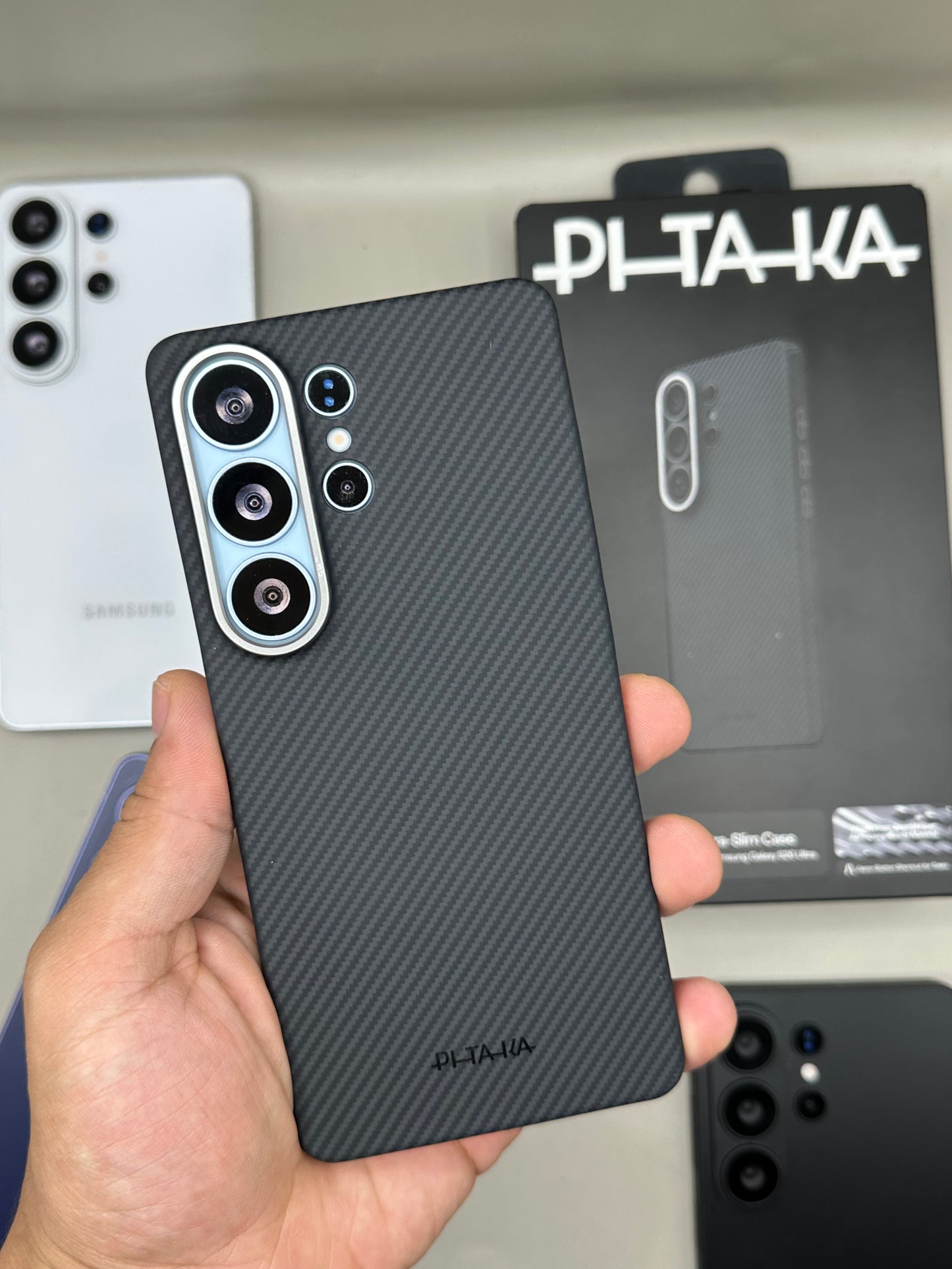 PITAKA ULTRA-SLIM S26 ULTRA-BLACK/GREY