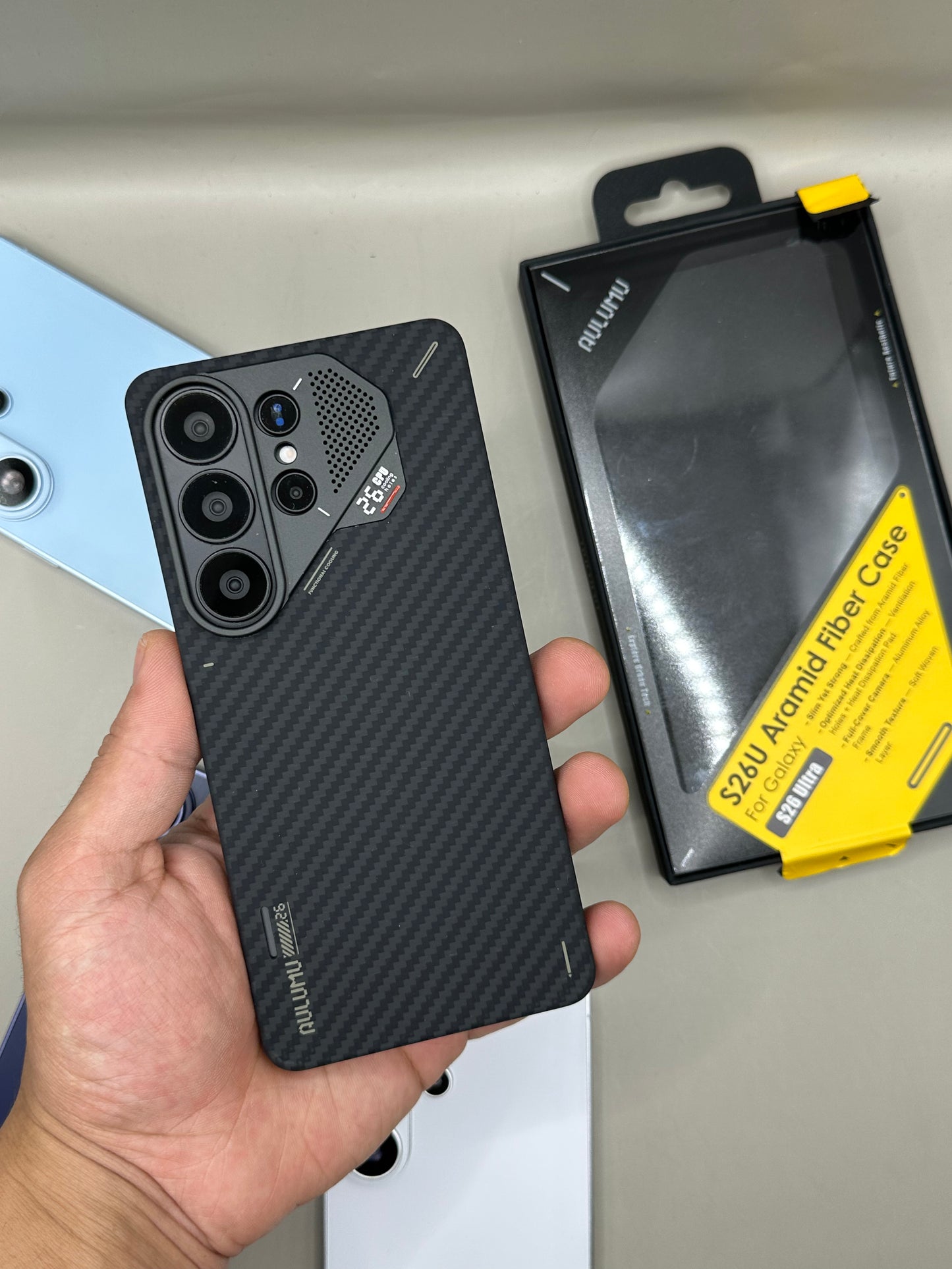 AULUMU CARBON ARAMIDE FIBRE SLIM S26 ULTRA
