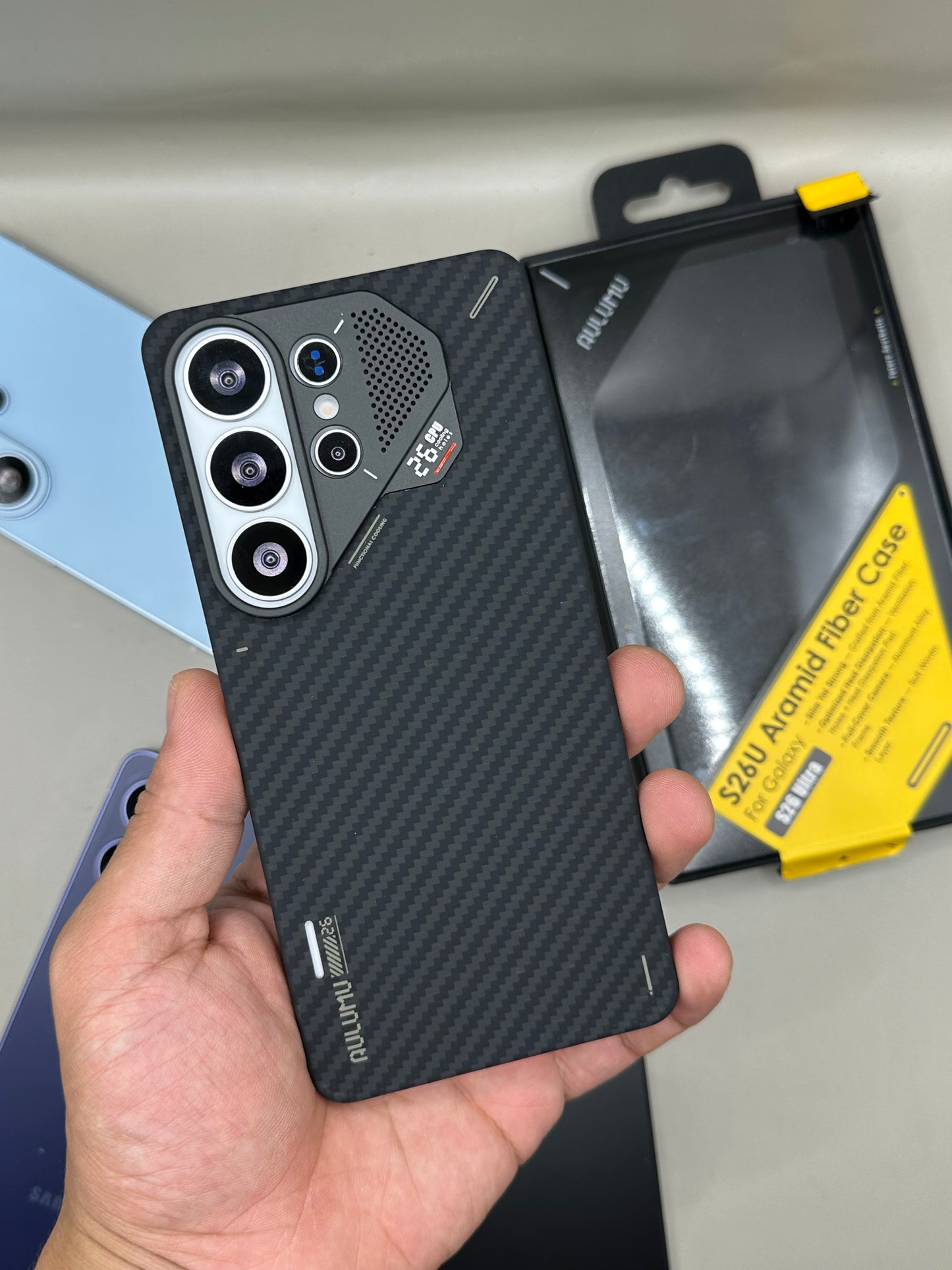 AULUMU CARBON ARAMIDE FIBRE SLIM S26 ULTRA