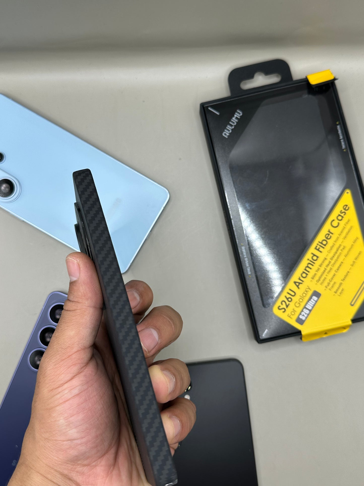 AULUMU CARBON ARAMIDE FIBRE SLIM S26 ULTRA
