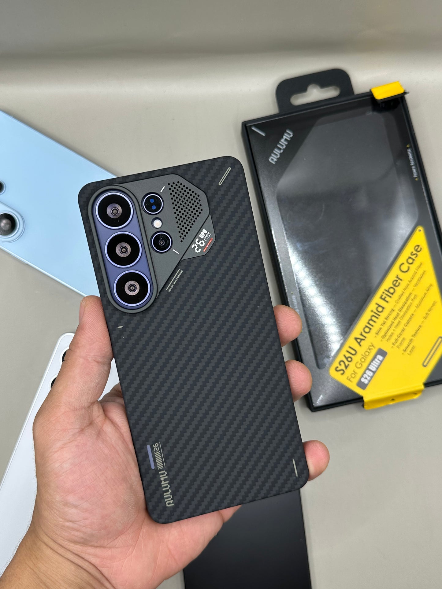 AULUMU CARBON ARAMIDE FIBRE SLIM S26 ULTRA